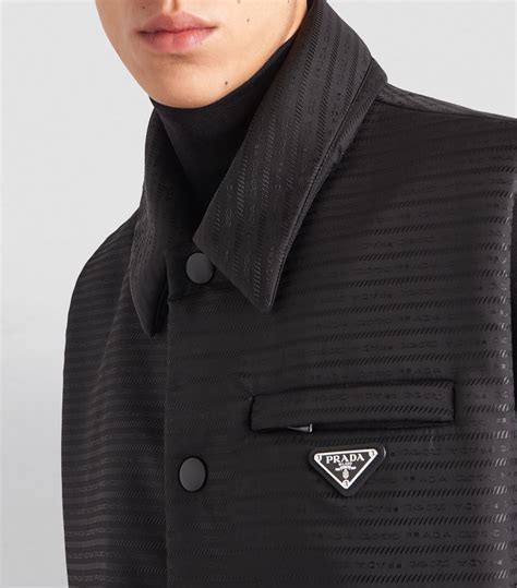 prada nylon gilet|Prada padded gilet.